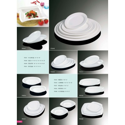 Catalogue18-Oval plate /Square plate