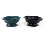 PD536Y-Bowl with stand（Matte colored glaze） 