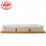 PD3037-PLATE WITH BAMBOO SET/4