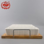 PD3037-PLATE WITH BAMBOO SET/4