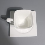 PD3901-Square cup with saucers(250mL)