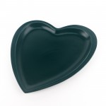 PD1850Y-Love plate（Matte colored glaze） 