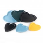 PD1850Y-Love plate（Matte colored glaze） 