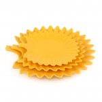 PD2213Y-PINEAPPLE PLATE（Matte colored glaze） 