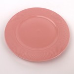 PD2454Y-Round plate（Matte colored glaze）
