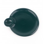 PD2766Y-MEAT ROUND PLATE（Matte colored glaze） 