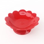 PD2896L-PLATE WITH STAND（Bright colored glaze）