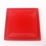 PD3059L-SQUARE PLATE（Bright colored glaze） 