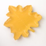 PD3130Y-Leaf plate（Matte colored glaze）